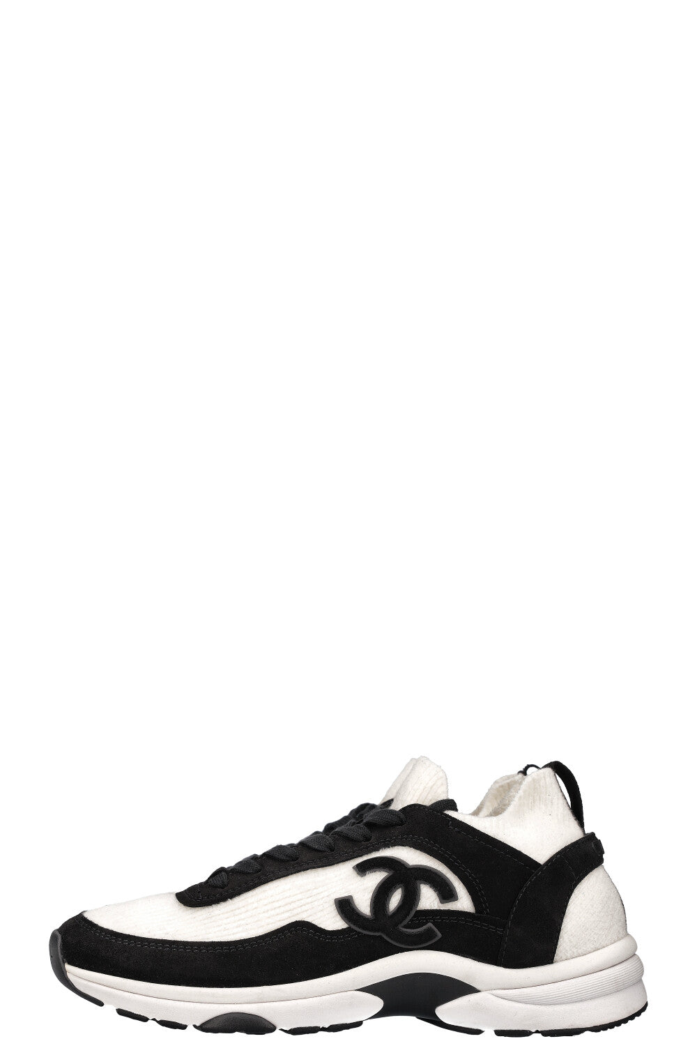 CHANEL Sneakers Black & White