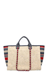 CHANEL Large Deauville Tote Bag Natural Canvas