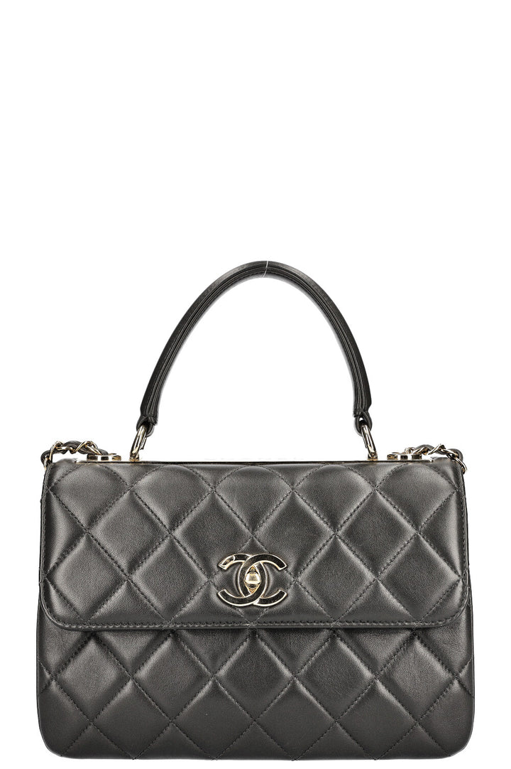 CHANEL Trendy CC Top Handle Bag Grey