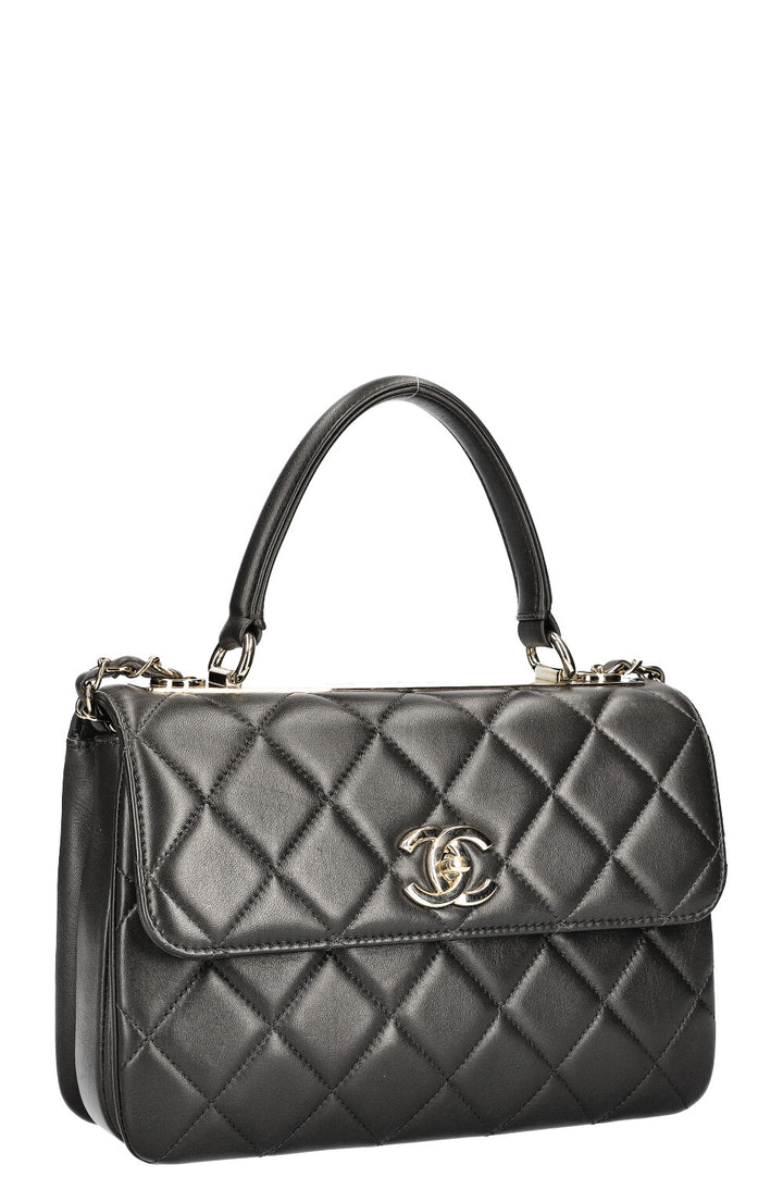 CHANEL Trendy CC Top Handle Bag Grey