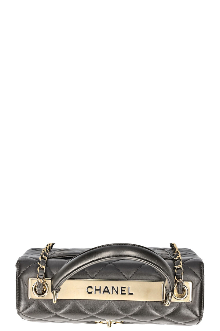 CHANEL Trendy CC Top Handle Bag Grey