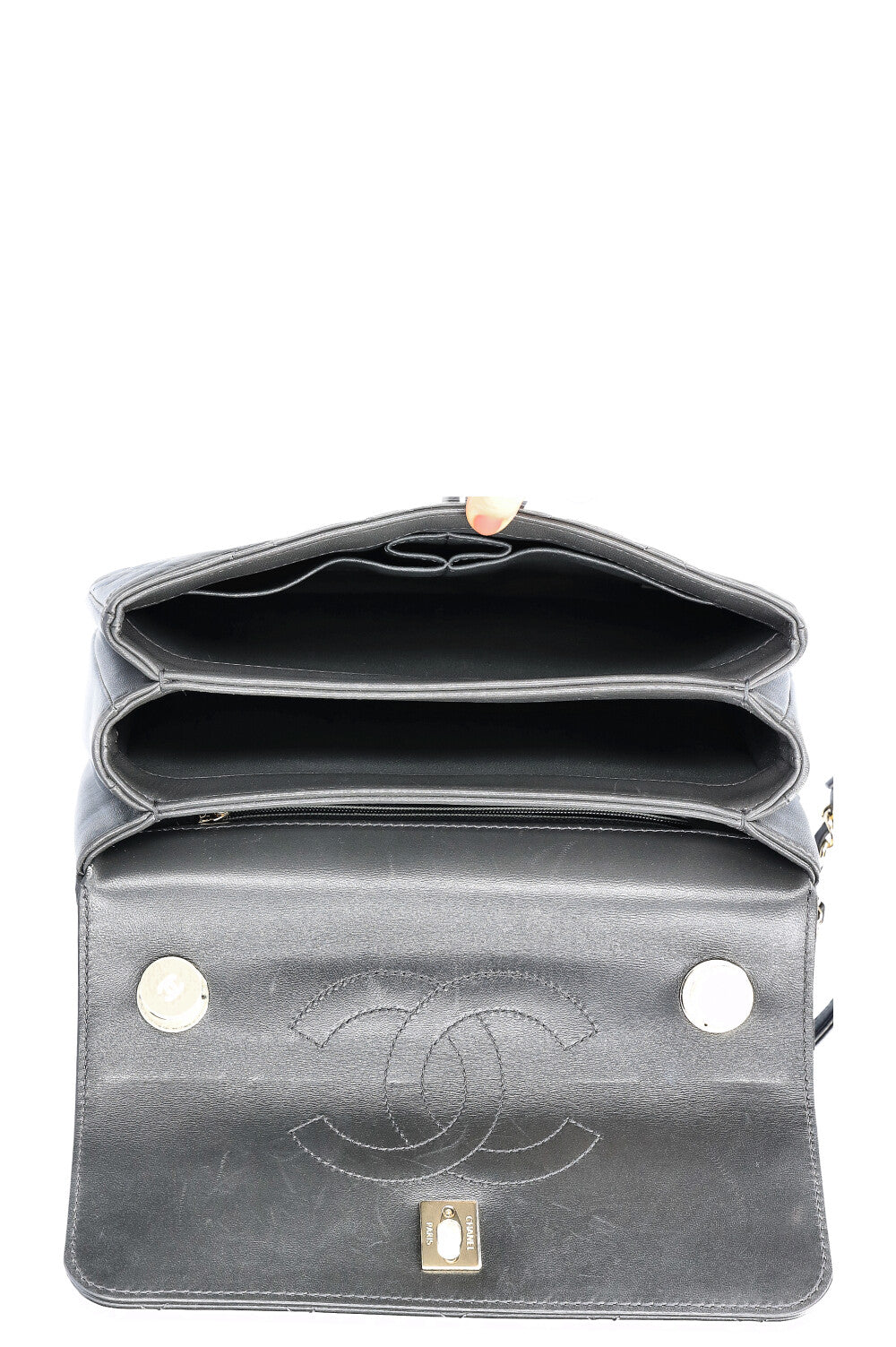 CHANEL Trendy CC Top Handle Bag Grey