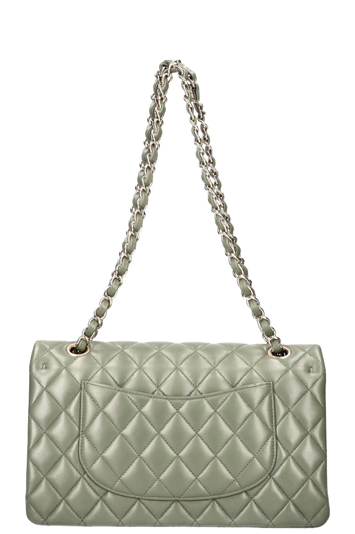 CHANEL Medium Double Flap Bag Sage