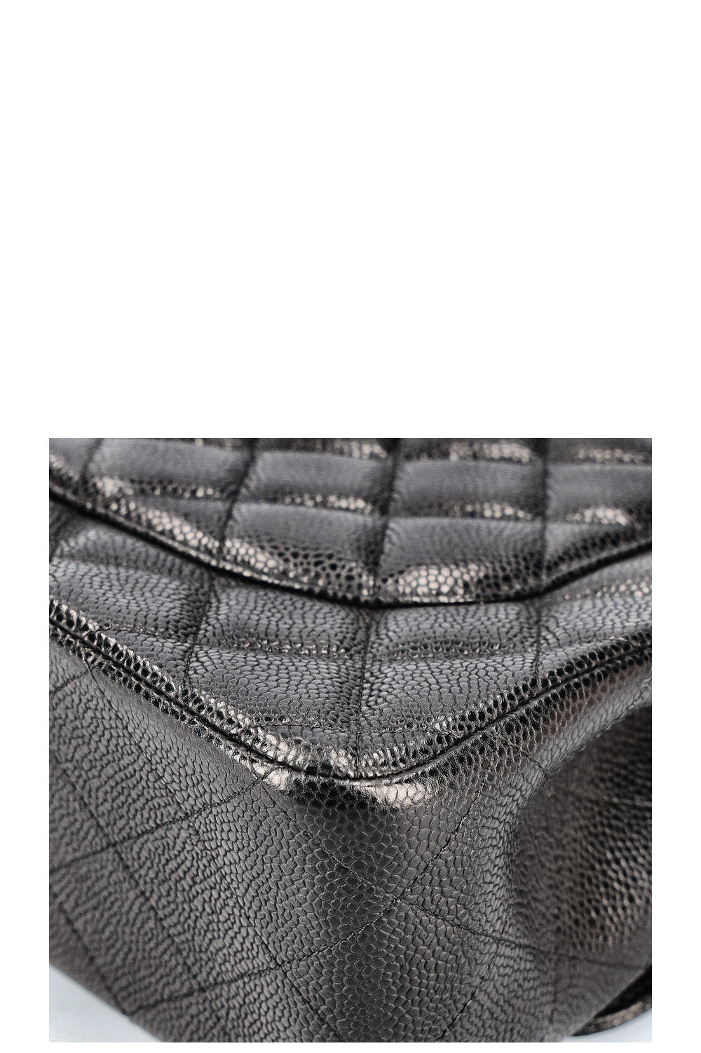 CHANEL Jumbo Double Flap Bag Caviar Black