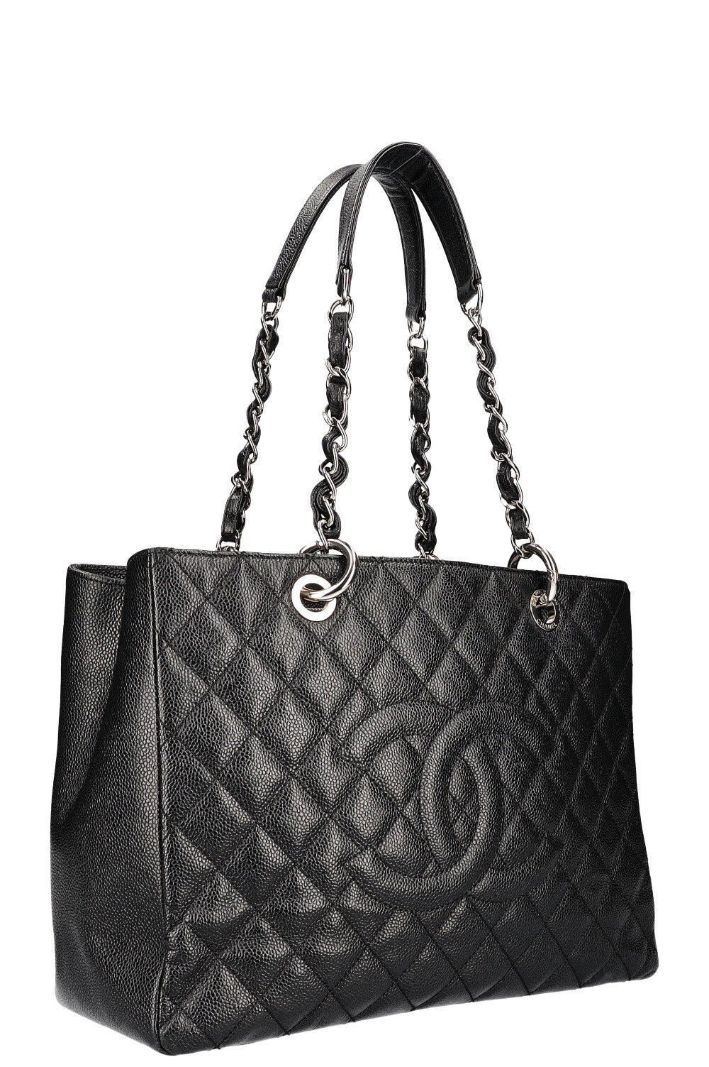 CHANEL Sac TPS Caviar Noir