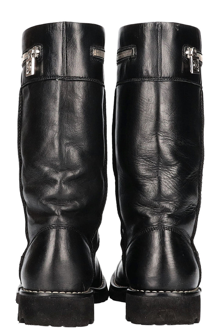 CHANEL Boots Black