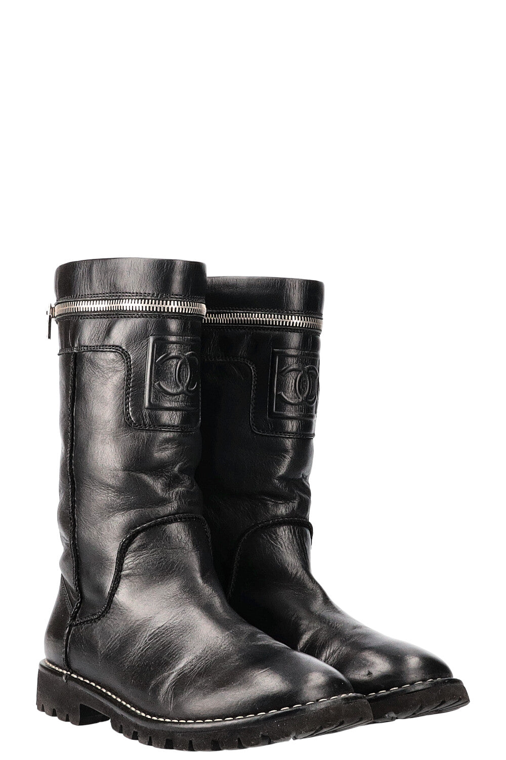 Chanel Boots Black