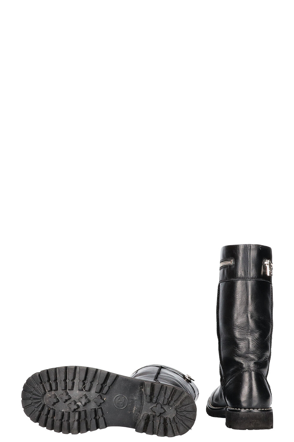 CHANEL Boots Black