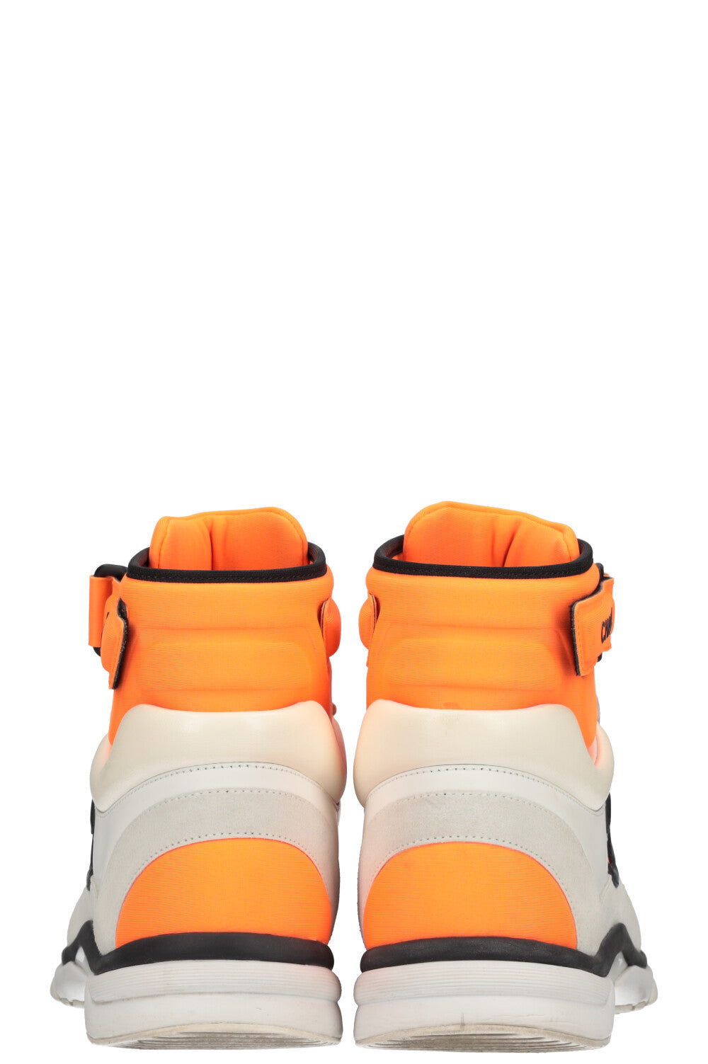 CHANEL High Top Sneakers Neon Orange REAWAKE
