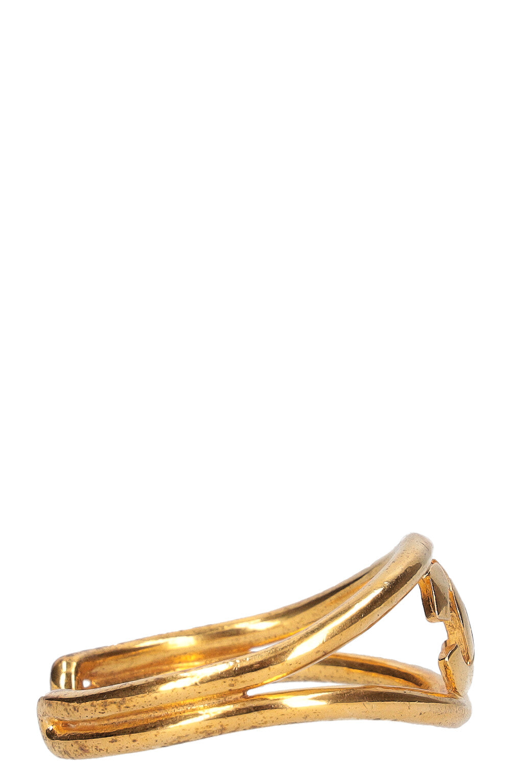 CHANEL Cuff CC Gold 97P