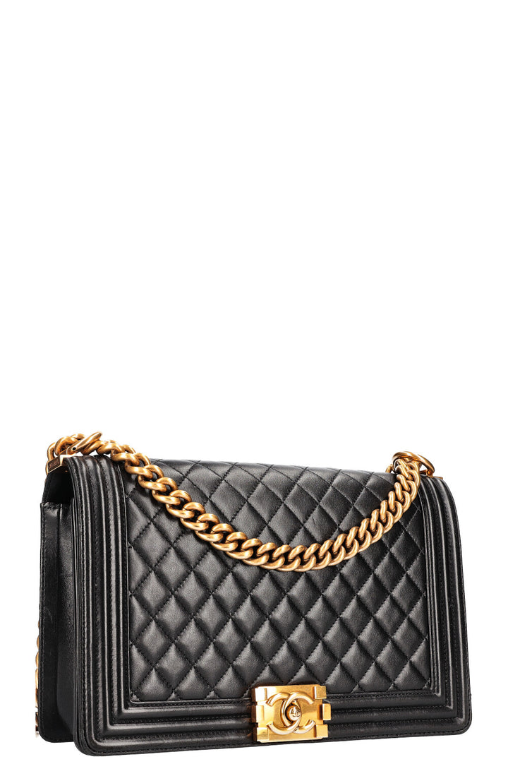 CHANEL Boy Bag Large Black 2015