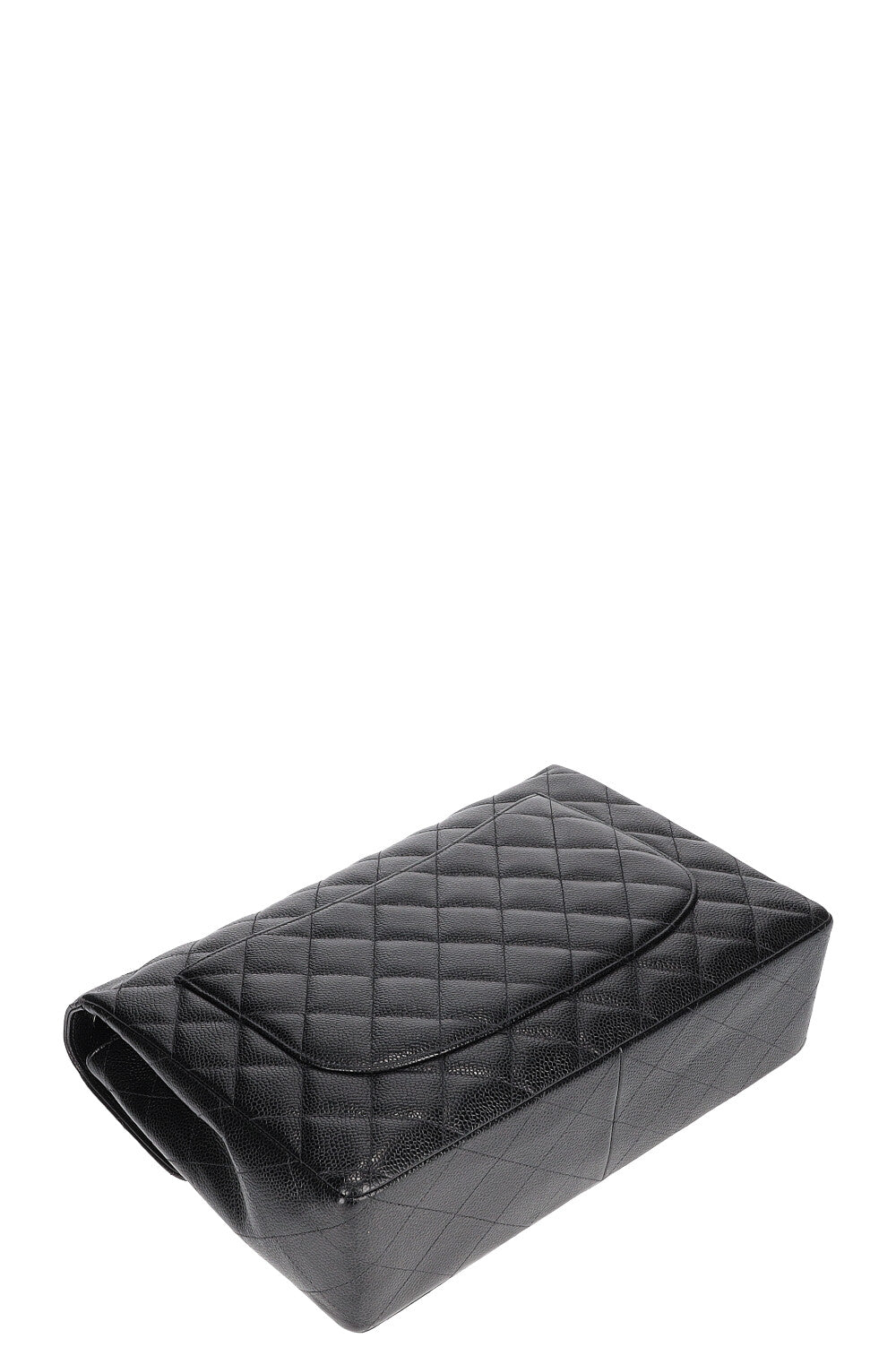 CHANEL Single Flap Bag Caviar Black