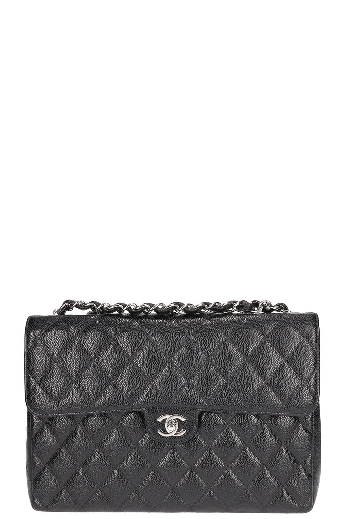 Chanel single flap caviar online