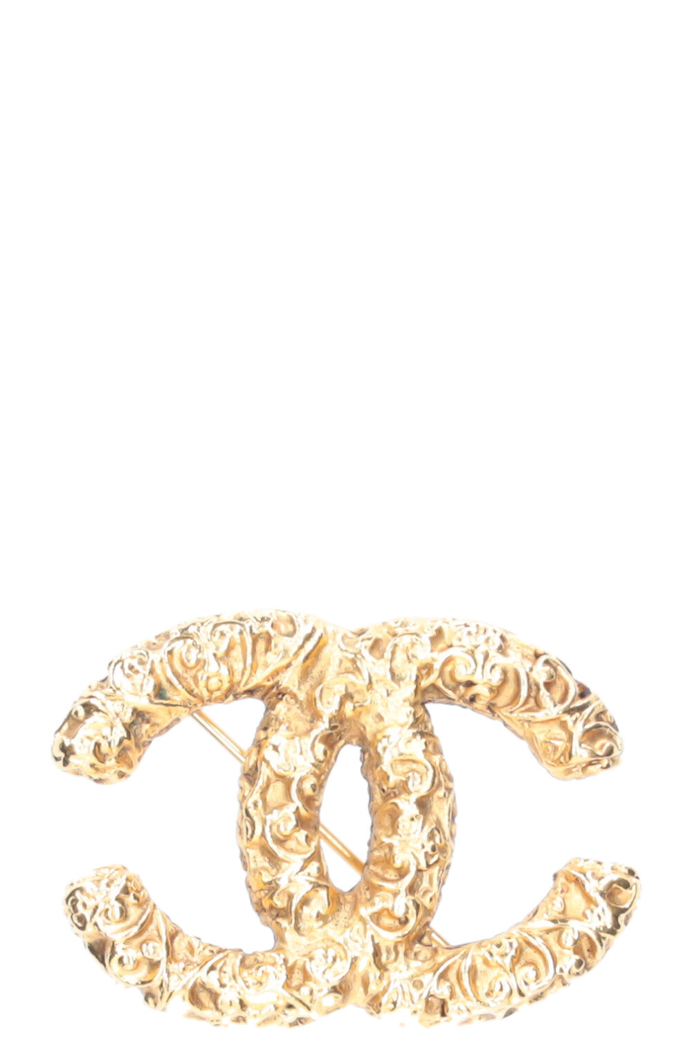 CHANEL Broche CC Doré