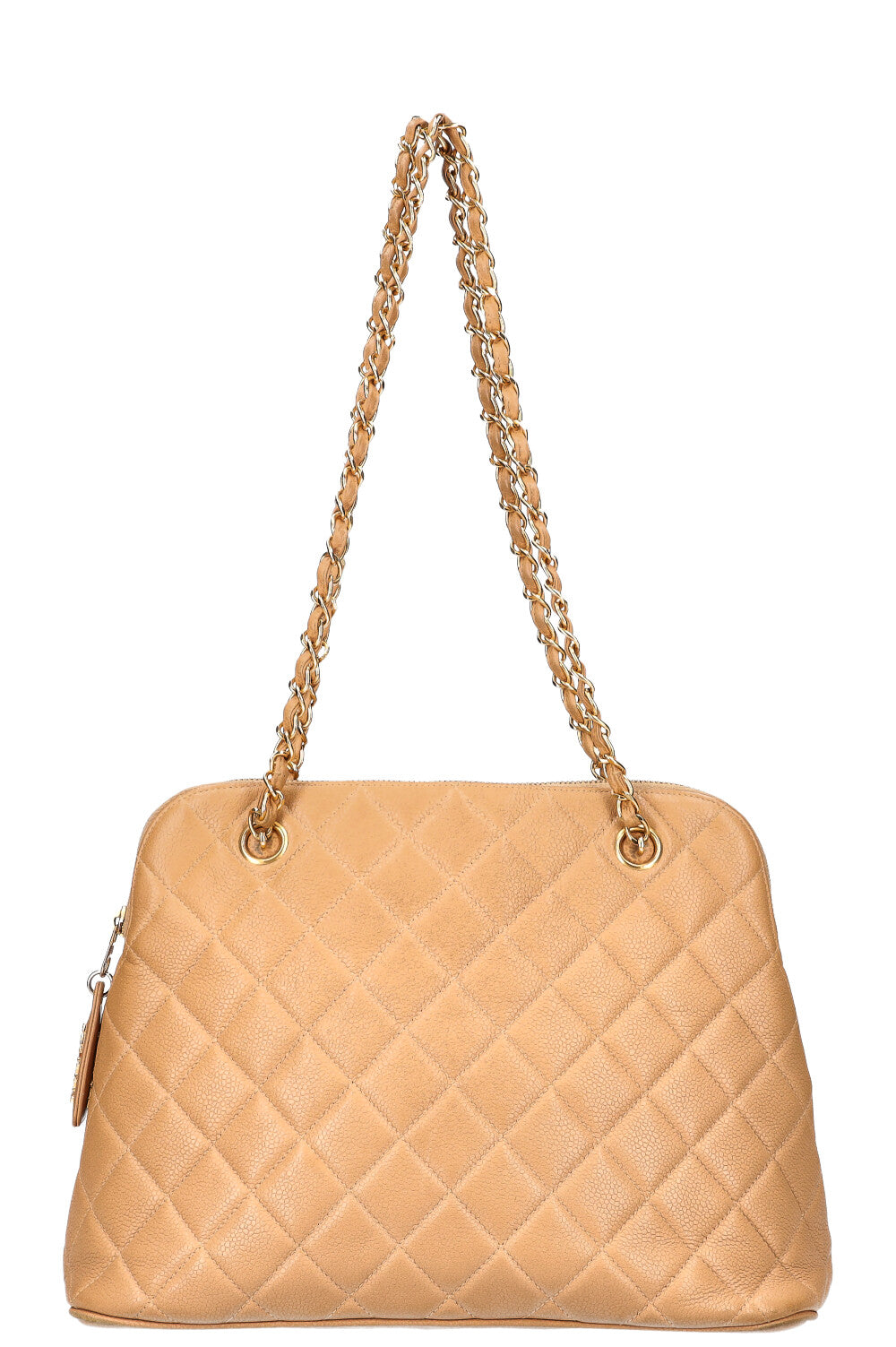 CHANEL Sac Caviar Beige