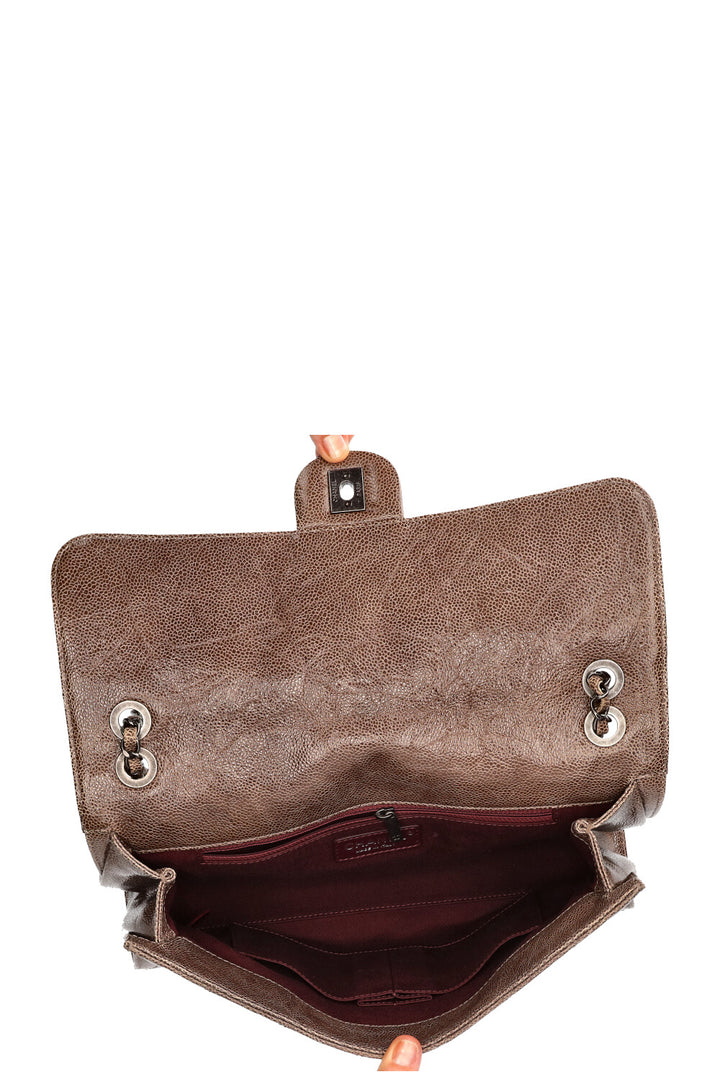 CHANEL Single Flap Bag Glazed Caviar 2014