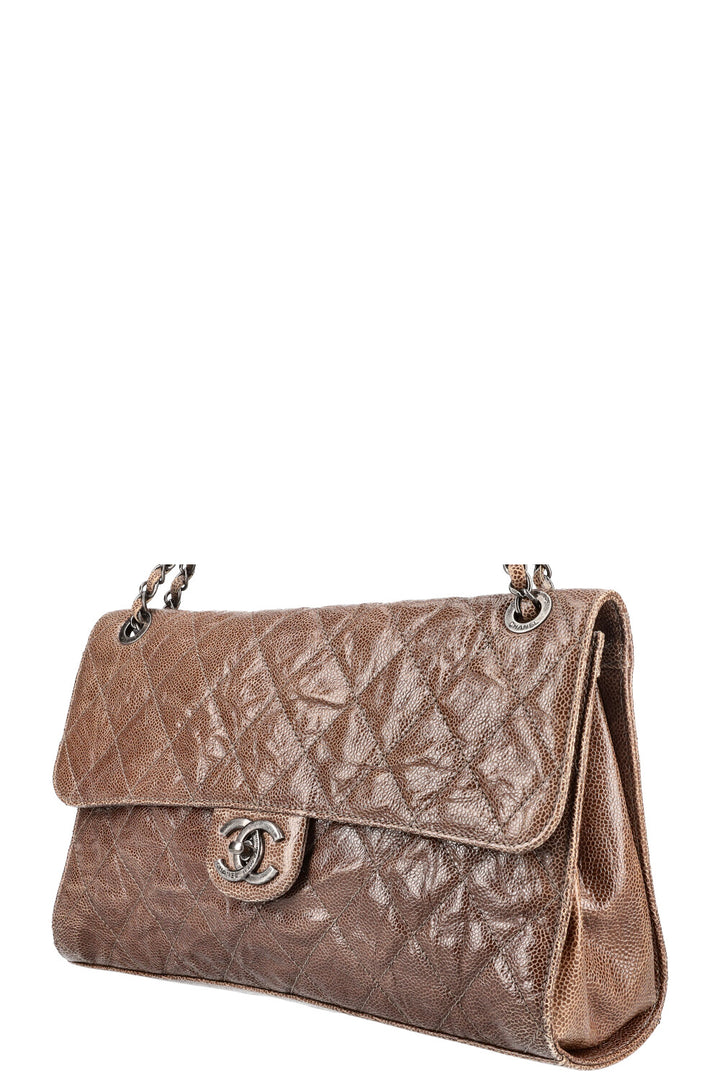 CHANEL Single Flap Bag Glazed Caviar 2014