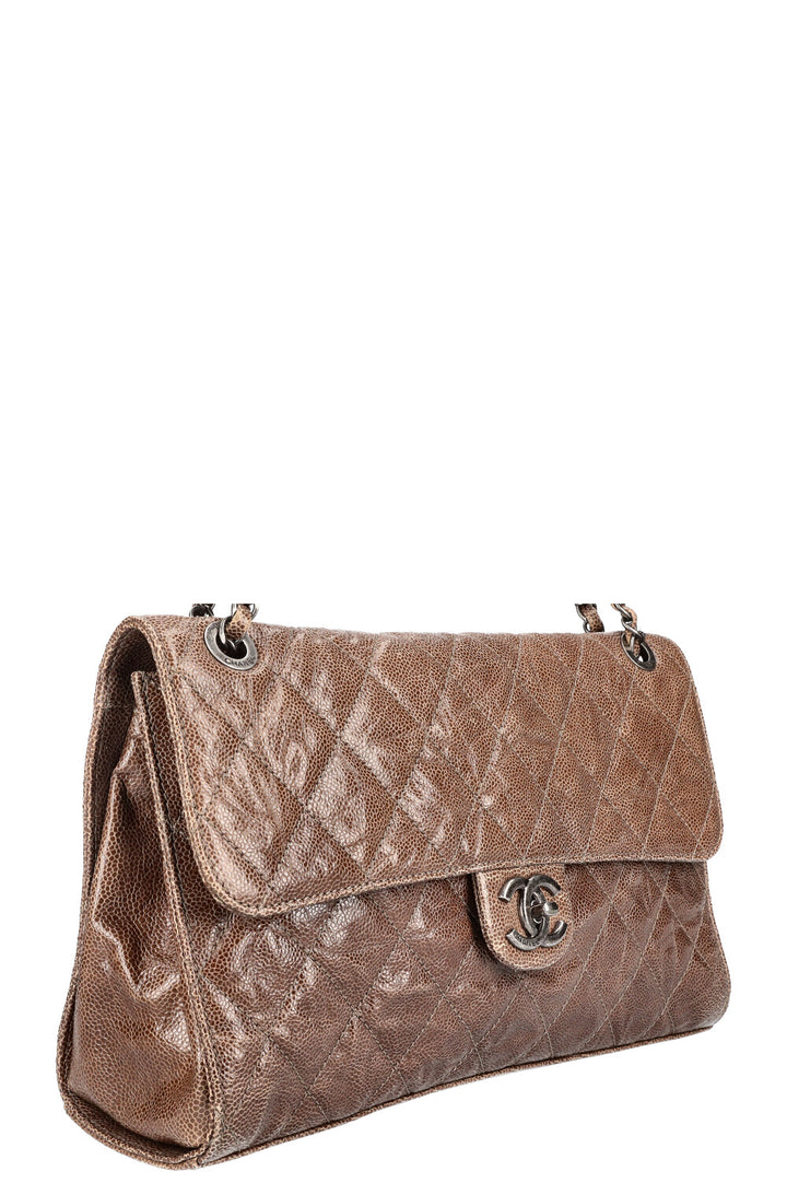 CHANEL Single Flap Bag Glazed Caviar 2014
