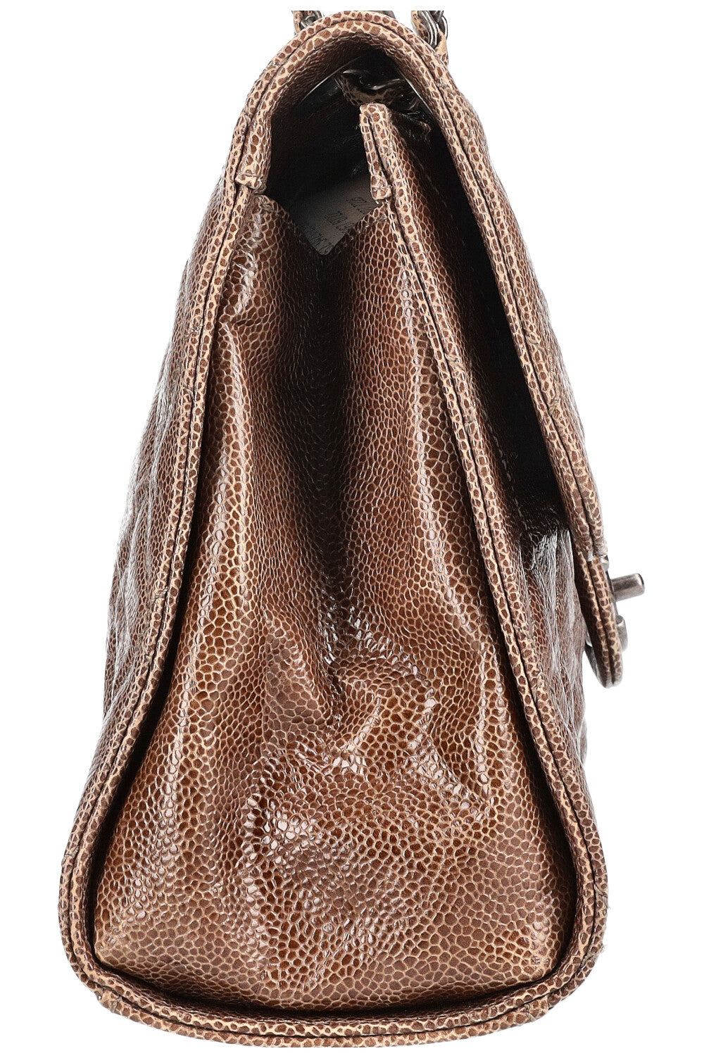 CHANEL Single Flap Bag Glazed Caviar 2014
