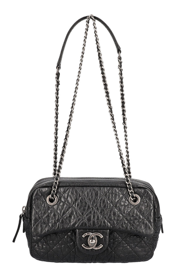 Chanel Front Pocket Camera Bag Black 