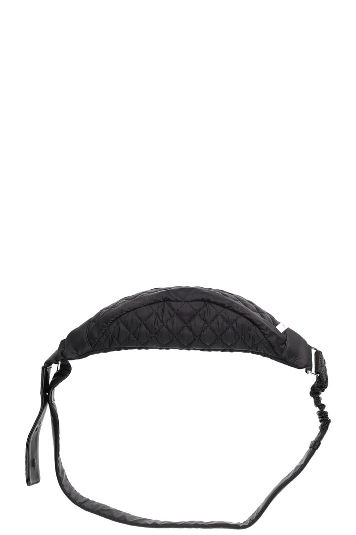 CHANEL Belt Bag Nylon Black