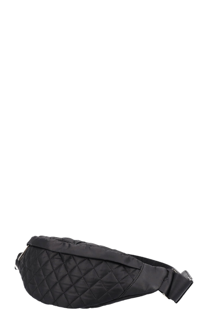 CHANEL Belt Bag Nylon Black