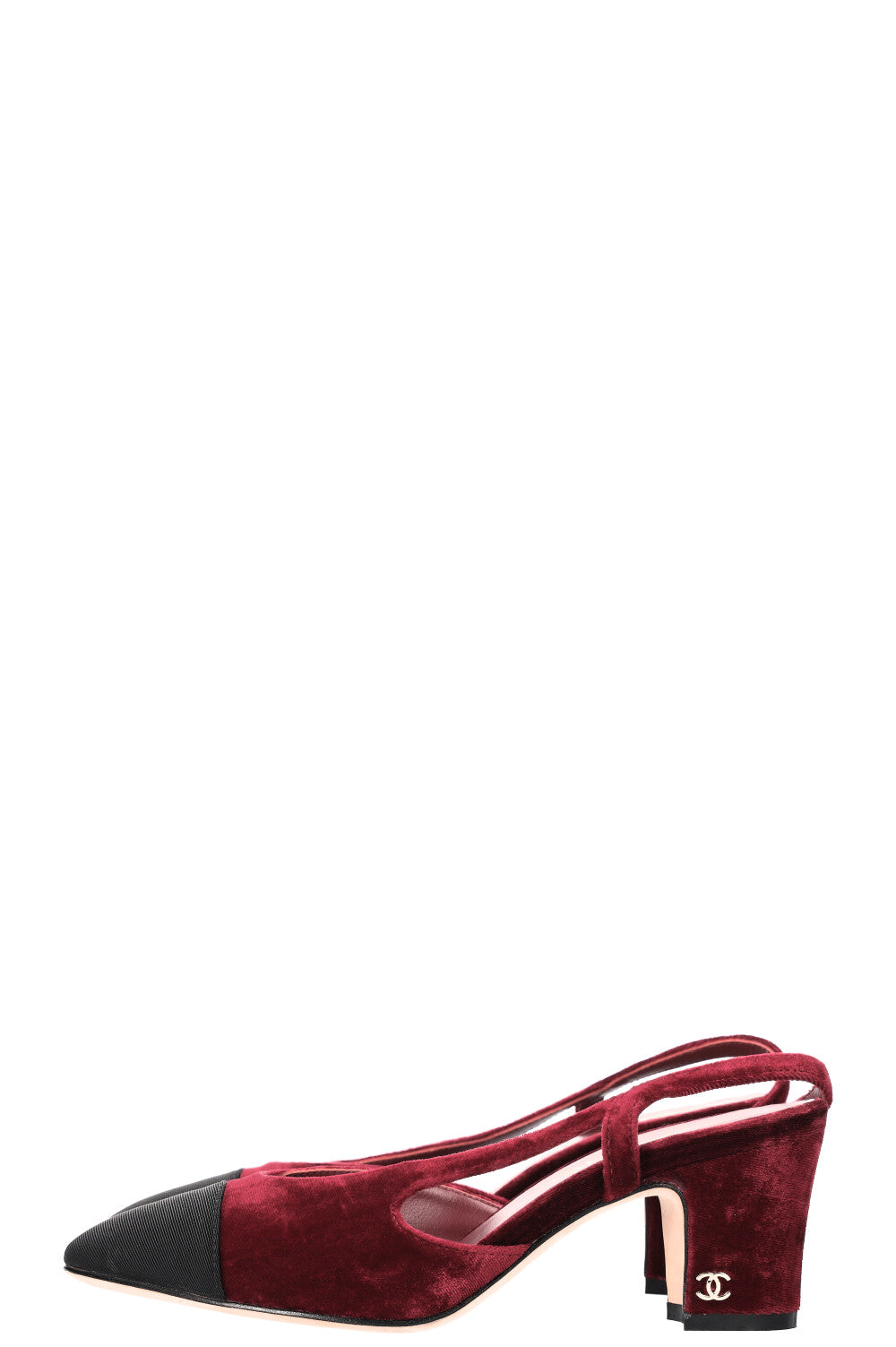 Chanel velvet slingback cheap