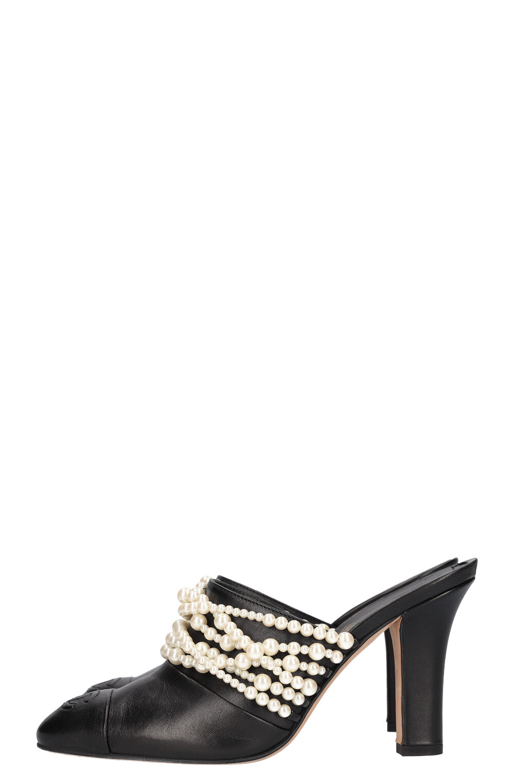 Escarpin Chanel Talon Perle Escarpins CHANEL Avec Perles