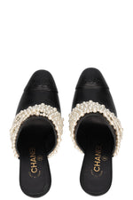 CHANEL Heels with Pearls