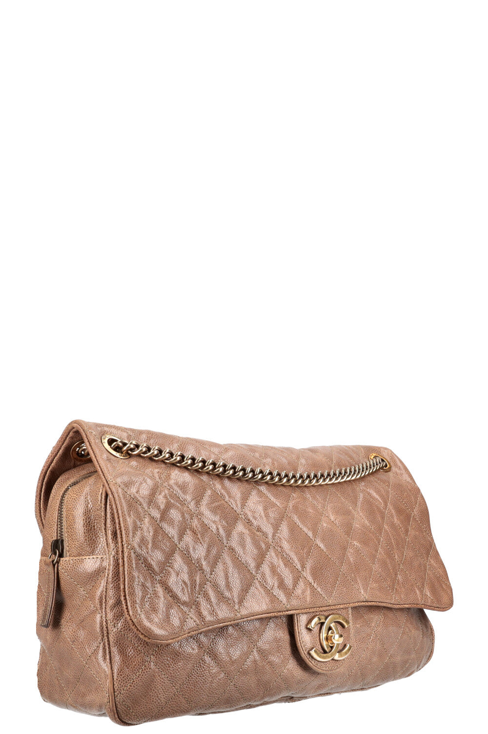 CHANEL Shiva Flap Bag Quilted Brown – REAWAKE