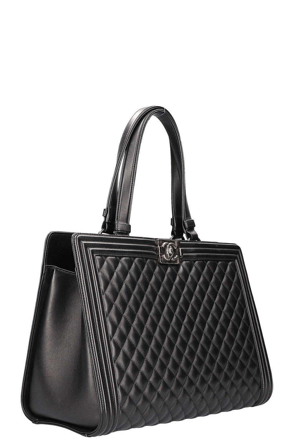 Chanel Black Quilted Caviar Grand Shopping Tote (GST