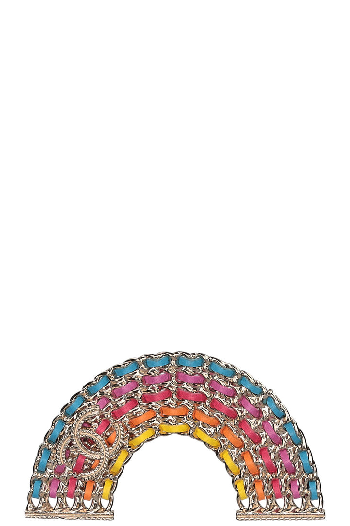 Broche arc-en-ciel CHANEL