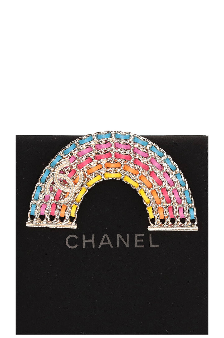 Broche arc-en-ciel CHANEL