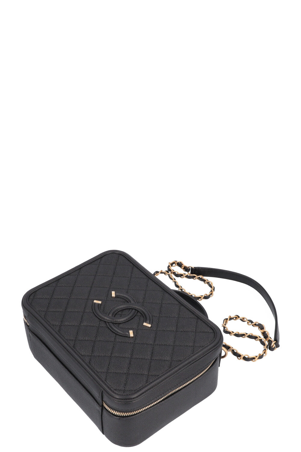CHANEL CC Filigrane Vanity Case Large