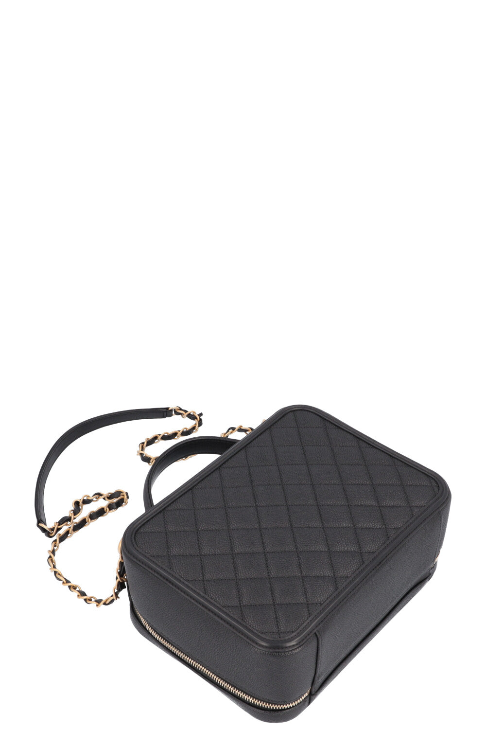 CHANEL CC Filigree Vanity Case Large REAWAKE