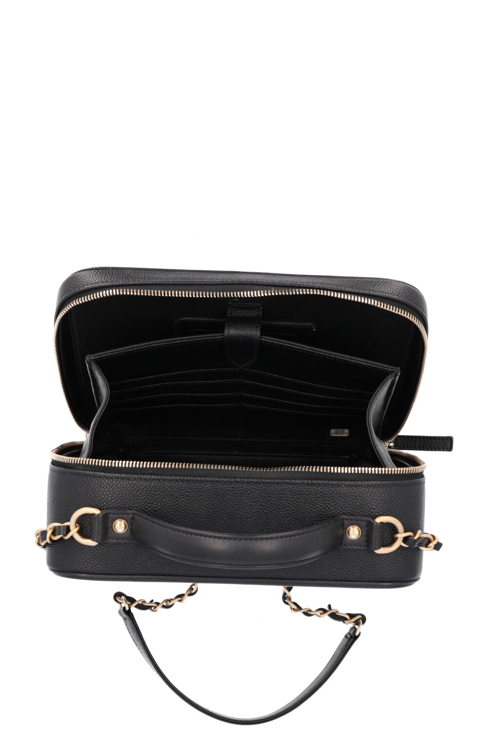 CHANEL CC Filigrane Vanity Case Large