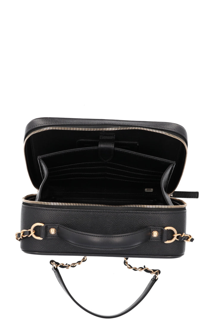 CHANEL CC Filigrane Vanity Case Large