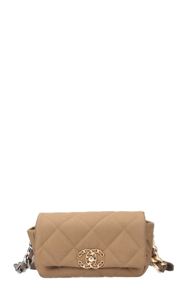 Chanel 19 Belt Bag Khaki