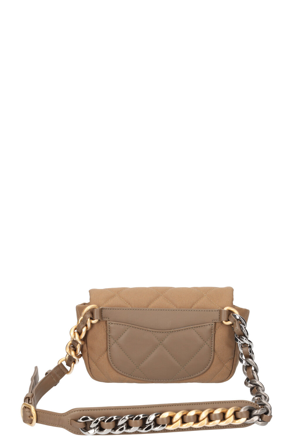 CHANEL 19 Belt Bag Canvas Khaki REAWAKE