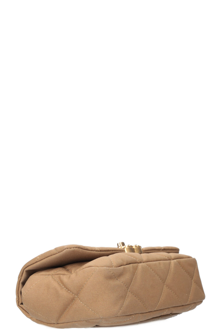 CHANEL 19 Belt Bag Canvas Khaki