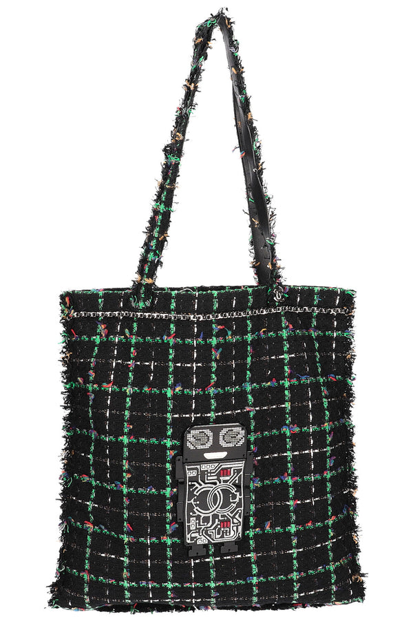 CHANEL cabas robot en tweed