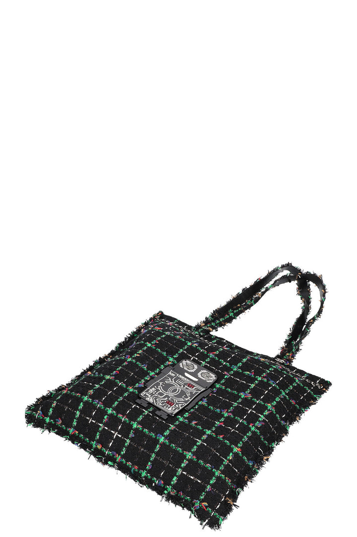 CHANEL robot tweed tote
