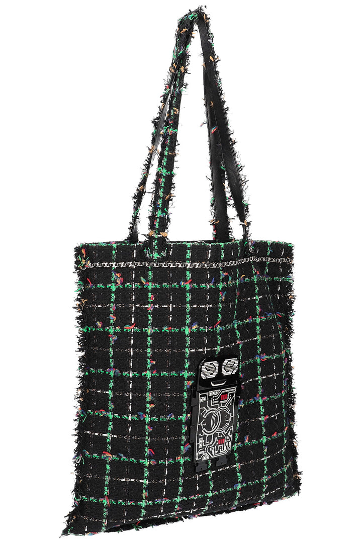 CHANEL robot tweed tote