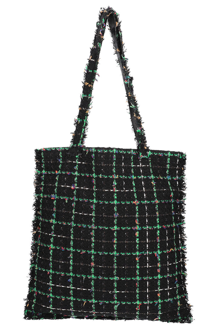 CHANEL robot tweed tote