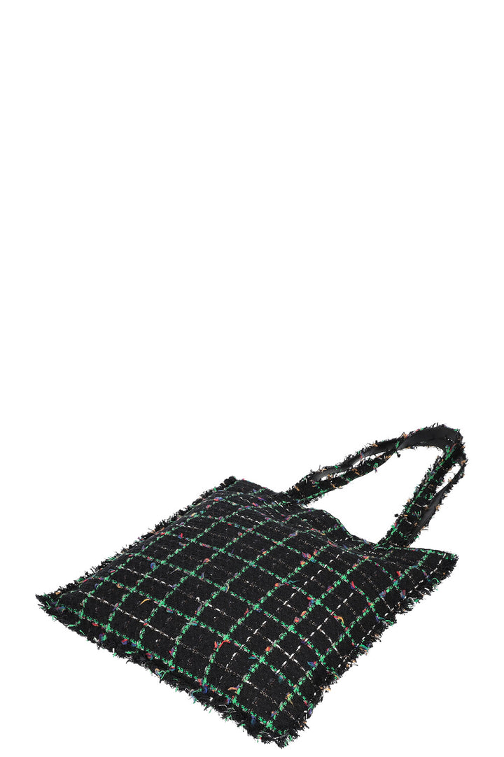 CHANEL robot tweed tote