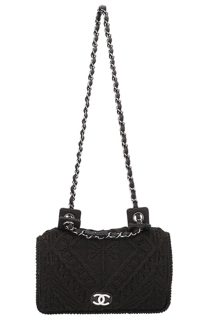 CHANEL Crochet Flap Bag