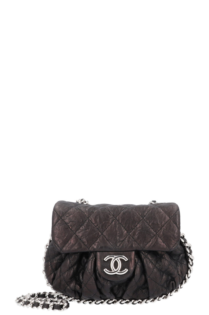 Chanel Mini Chain Around Bag Black 
