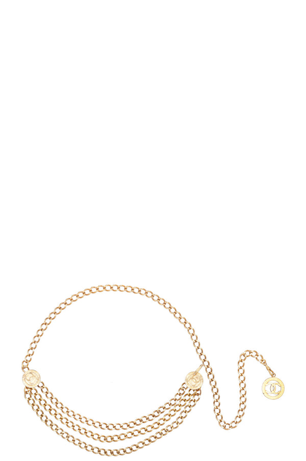 Chanel Chain Belt Gold Vintage