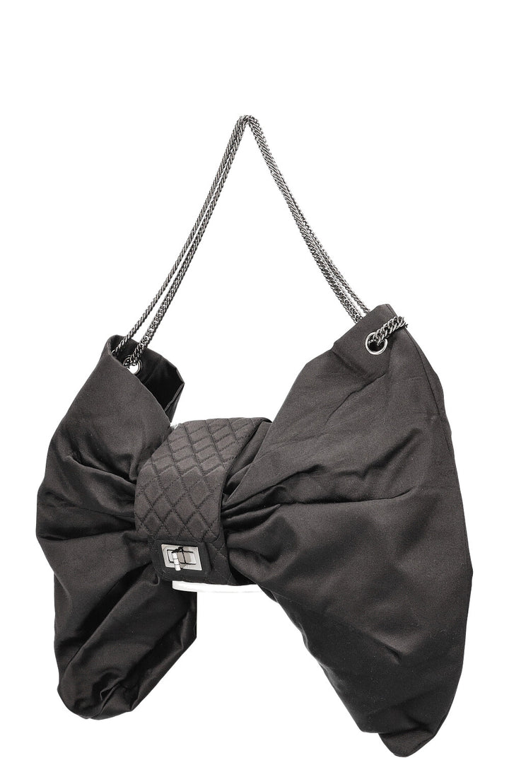 CHANEL Grand Sac Noeud Satin Noir