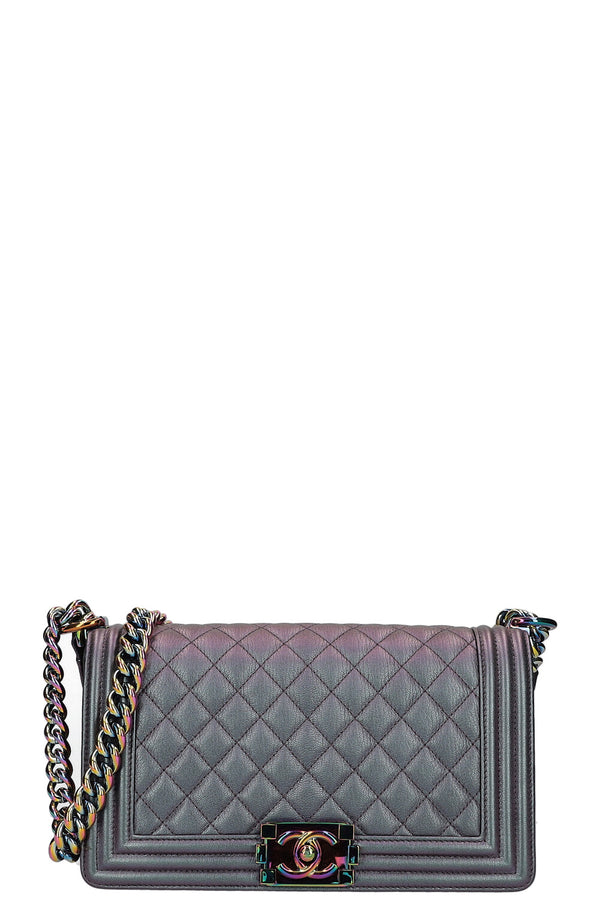 CHANEL Sac Garçon Iridescent